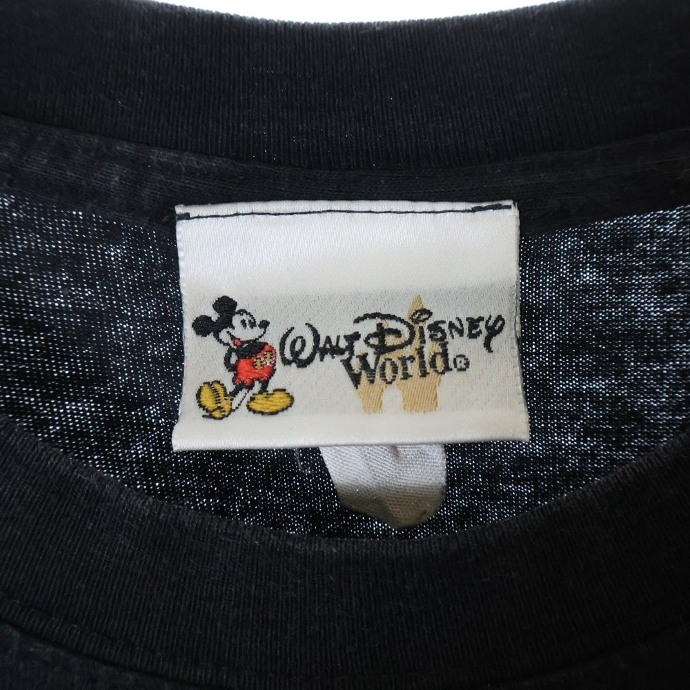 VINTAGE(ヴィンテージ) 90-00s DISNEY TOWER OF TERROR Fear every drop ディズニー タワーオブテラー フロントプリント Tシャツ 半袖カットソー ブラック