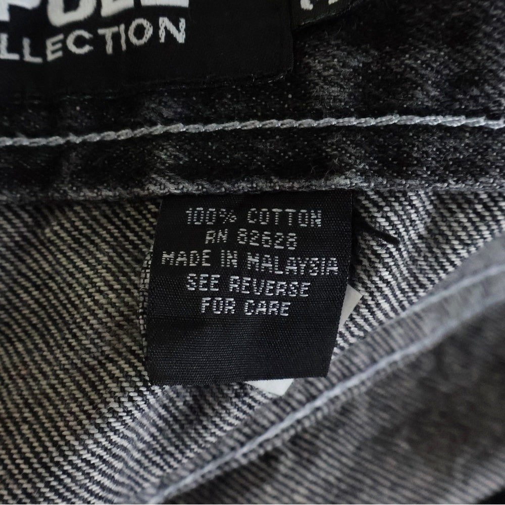 VINTAGE(ヴィンテージ) 90-00s SOUTH POLE BAGGY DENIM サウスポール バギーデニム バッグポケット刺繍 ジーンズ パンツ ブラック