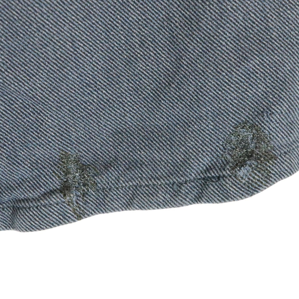 VINTAGE(ヴィンテージ) 40-50s SWISS ARMY DENIM WORK JACKET MILITARY スイス軍 ミリタリー デニムジャケット 前期型 メタルボタン グレー