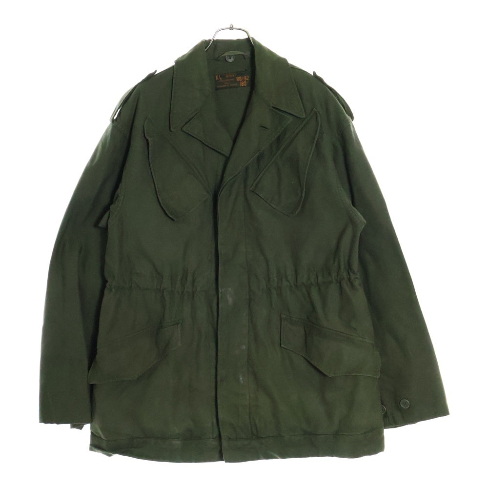 VINTAGE(ヴィンテージ) 80s DUTCH ARMY FATIGUE SHIRT JACKET MILITARY オランダ軍 ミリタリー ファティーグ シャツ ジャケット カーキ