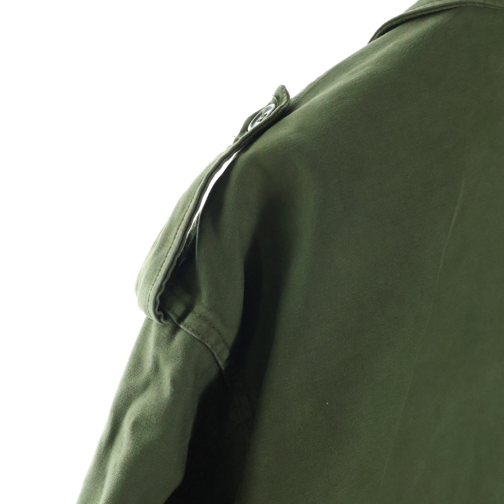 VINTAGE(ヴィンテージ) 80s DUTCH ARMY FATIGUE SHIRT JACKET MILITARY オランダ軍 ミリタリー ファティーグ シャツ ジャケット カーキ