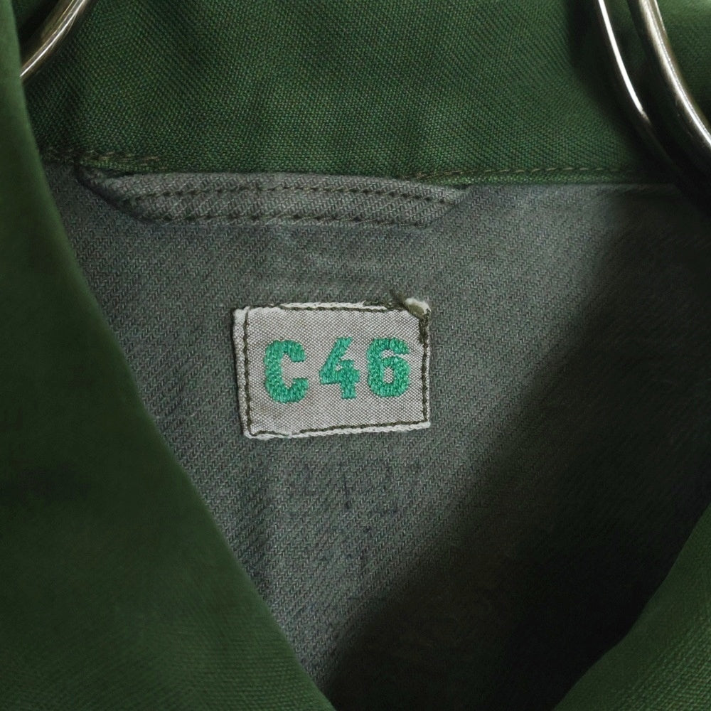 VINTAGE(ヴィンテージ) 60s SWEDISH ARMY M-59 FIELD JACKET MILITARY スウェーデン軍 フィールドジャケット メタルボタン 前期 三つ王冠 カーキ