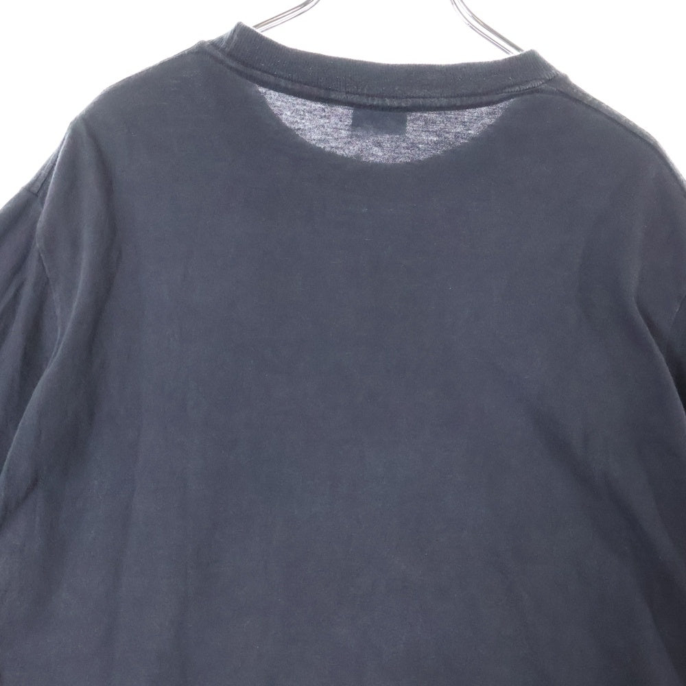 VINTAGE(ヴィンテージ) 80s DISNEY Mickey Mouse ディズニー ミッキー 黄色足 フロントプリント Tシャツ 半袖カットソー ブラック