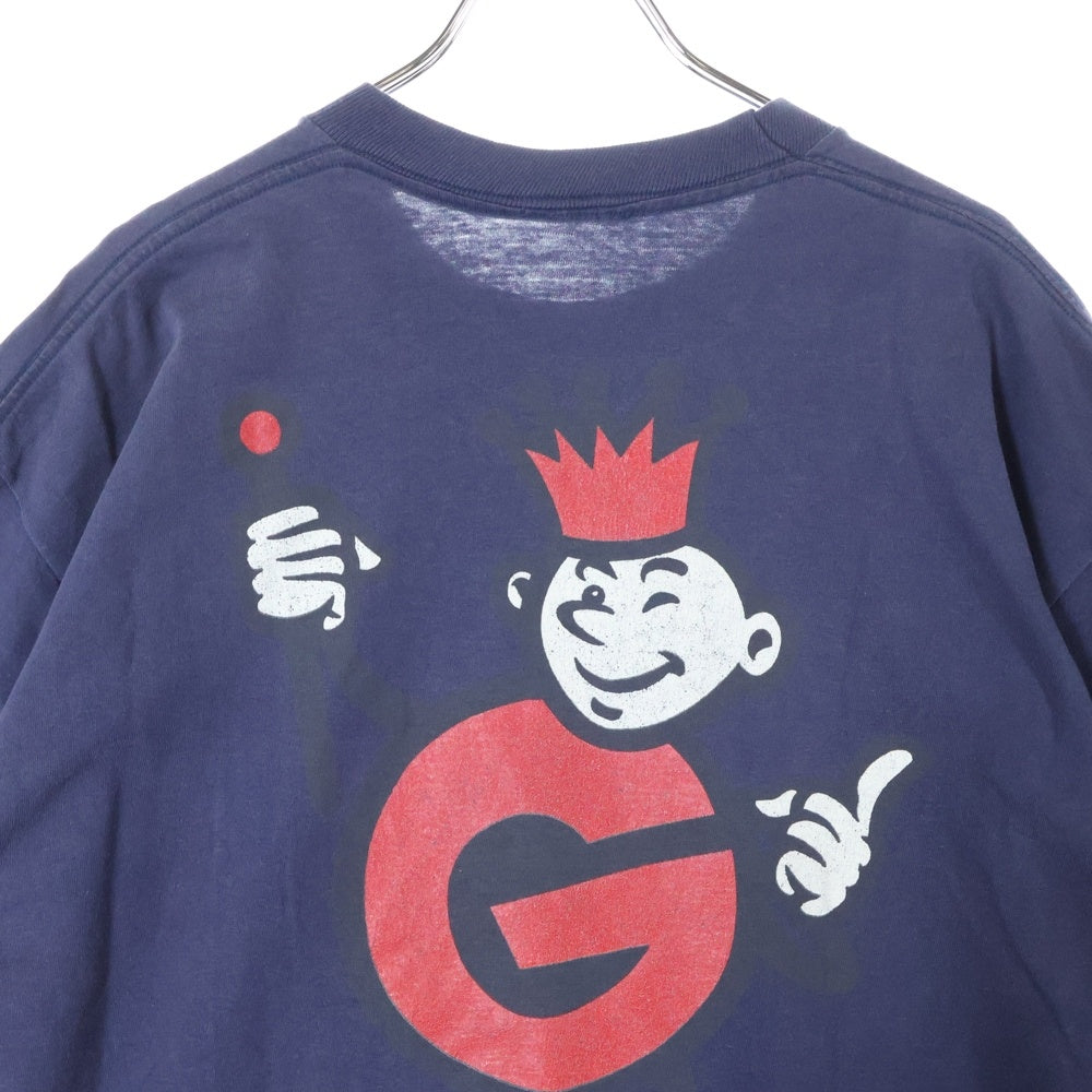 VINTAGE(ヴィンテージ) 90s GOUGE グウジ 両面プリント Tシャツ 半袖カットソー ネイビー