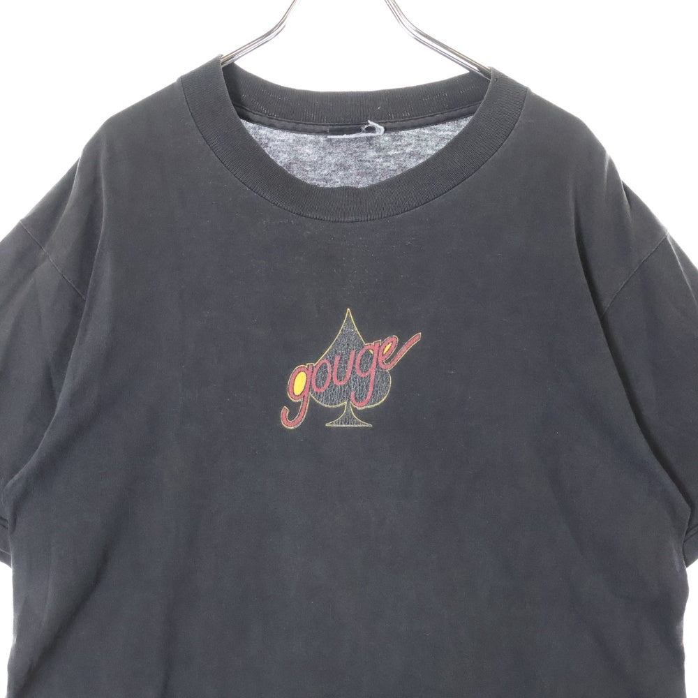 VINTAGE(ヴィンテージ) 90s GOUGE KING Tシャツ 半袖カットソー ブラック