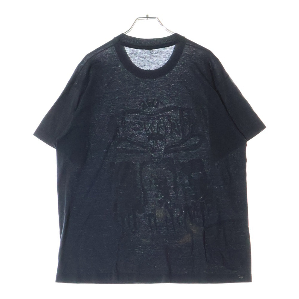VINTAGE(ヴィンテージ) 70-80s THE DAMNED THE SMASH IT UP ダムド 半袖Tシャツ カットソー ブラック