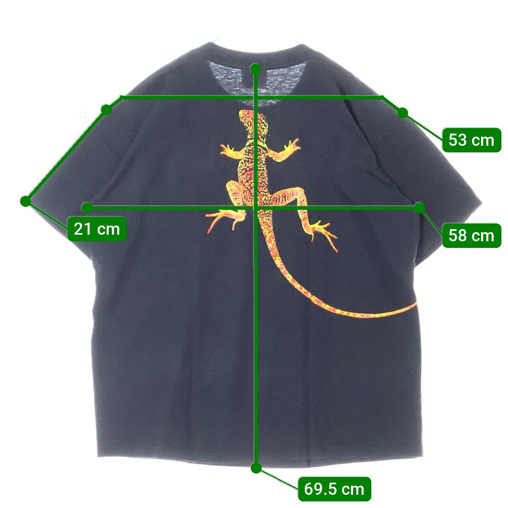 VINTAGE(ヴィンテージ) 90s MARLBORO UNLIMITED LIZARD マルボロ アンリミテッド 半袖Tシャツ カットソー ブラック