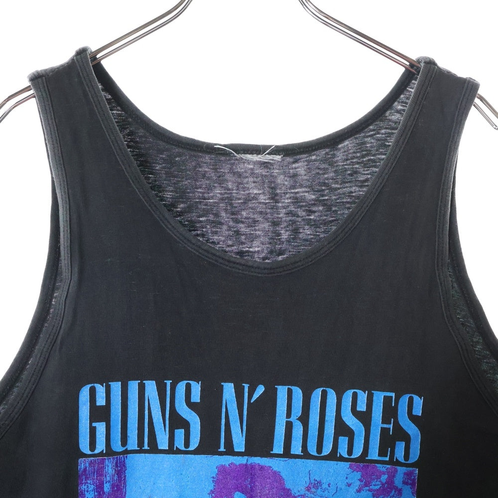 VINTAGE(ヴィンテージ) 90s GUNS N ROSES USE YOUR ILLUSION 2 1991 ノースリーブTシャツ カットソー タンクトップ ブラック