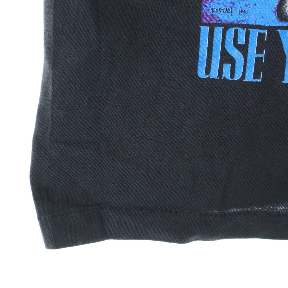 VINTAGE(ヴィンテージ) 90s GUNS N ROSES USE YOUR ILLUSION 2 1991 ノースリーブTシャツ カットソー タンクトップ ブラック