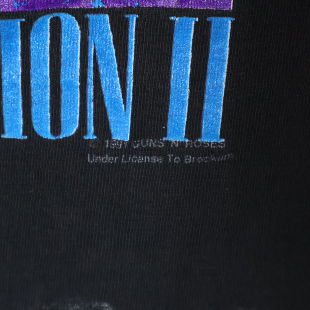 VINTAGE(ヴィンテージ) 90s GUNS N ROSES USE YOUR ILLUSION 2 1991 ノースリーブTシャツ カットソー タンクトップ ブラック