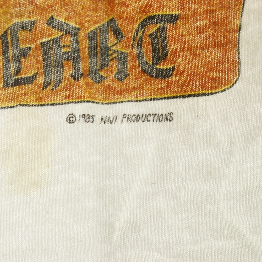 VINTAGE(ヴィンテージ) 80s DIO SACRED HEART TOUR 1985 ディオ 半袖Tシャツ カットソー ホワイト