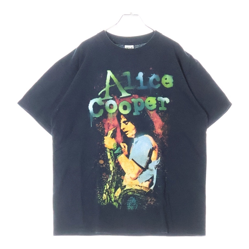VINTAGE(ヴィンテージ) 90-00s ALICE COOPER NO MORE MR NICE GUY アリスクーパー ノーモアミスターナイスガイ 半袖Tシャツ カットソー ブラック