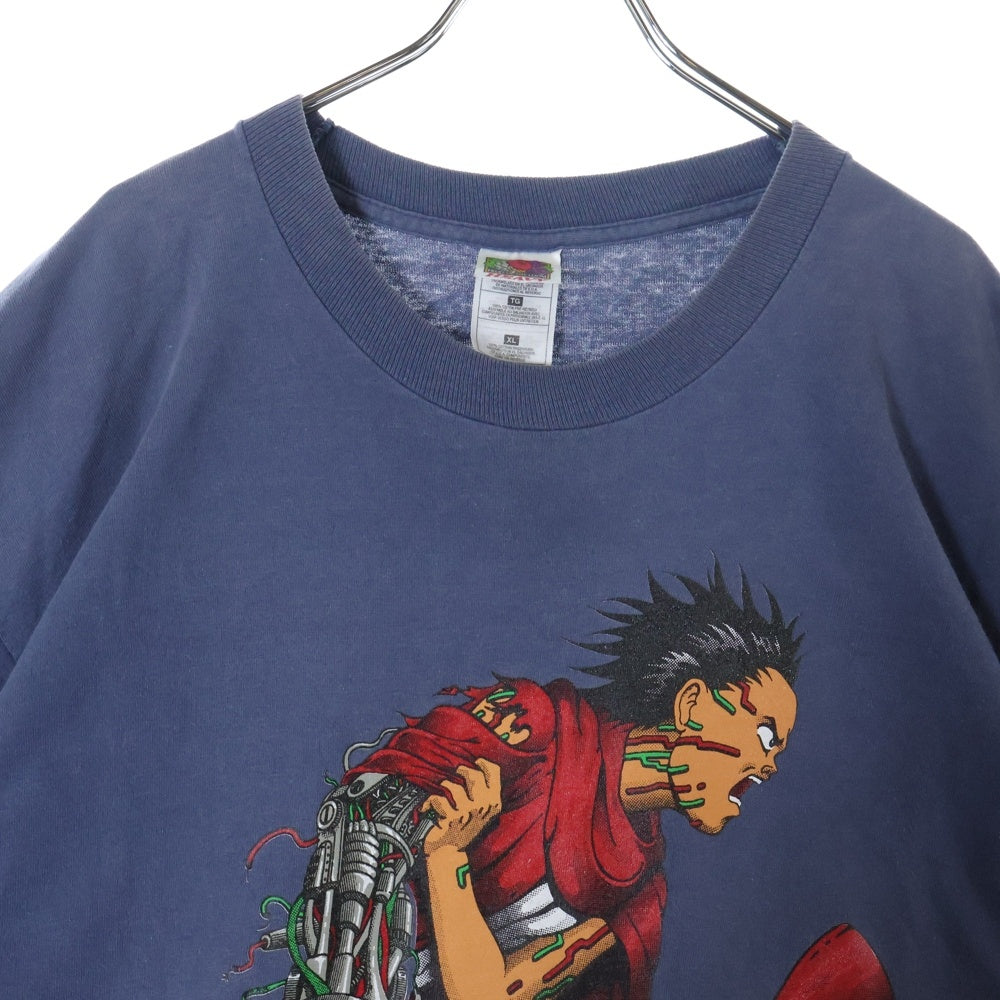 VINTAGE(ヴィンテージ) 90s AKIRA TETSUO ARM NAVY TEE アキラ 鉄雄 アームプリント半袖Tシャツ カットソー ネイビー