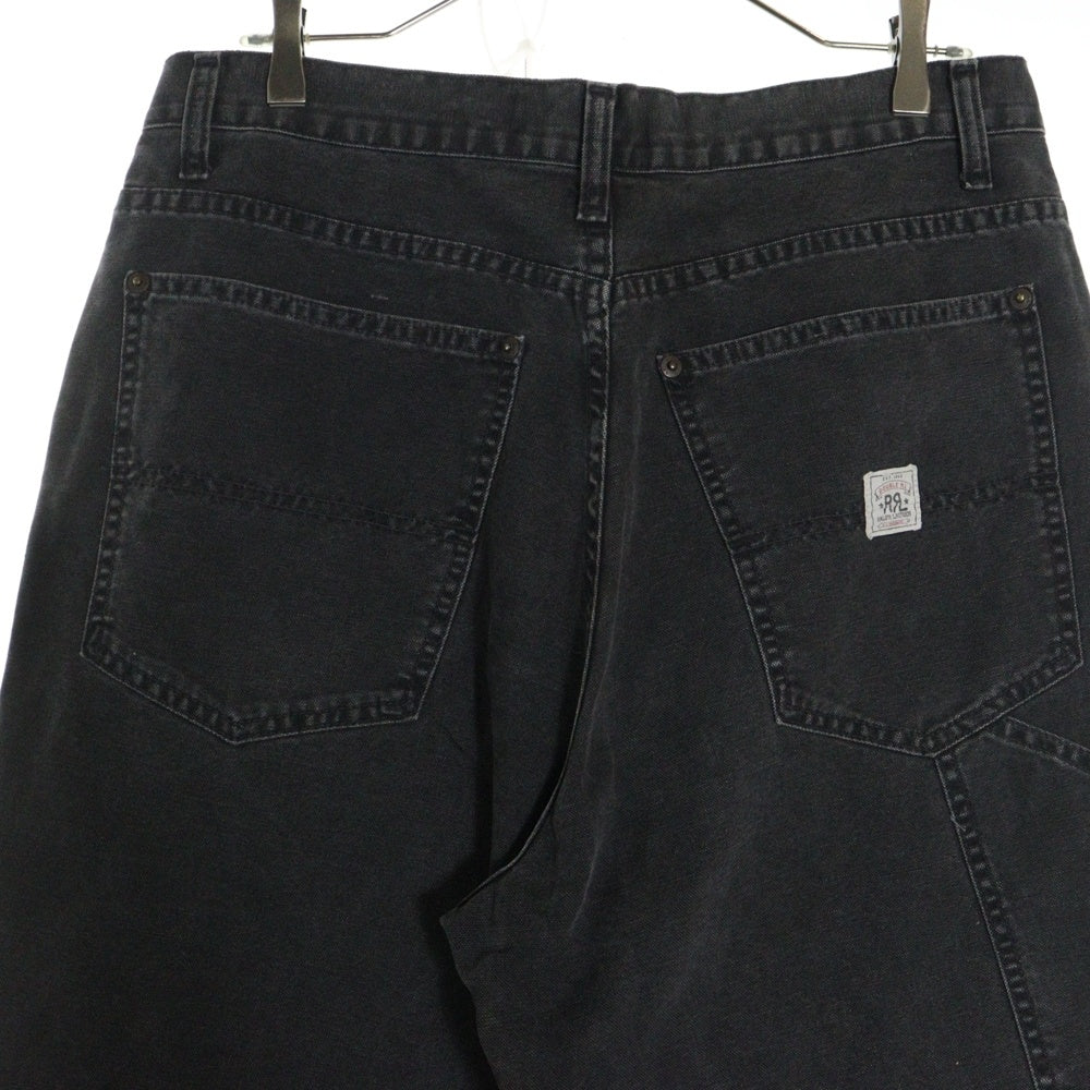 RRL(ダブルアールエル) 90s CARPENTER COTTON PANTS 三ツ星 カーペンター ブラック