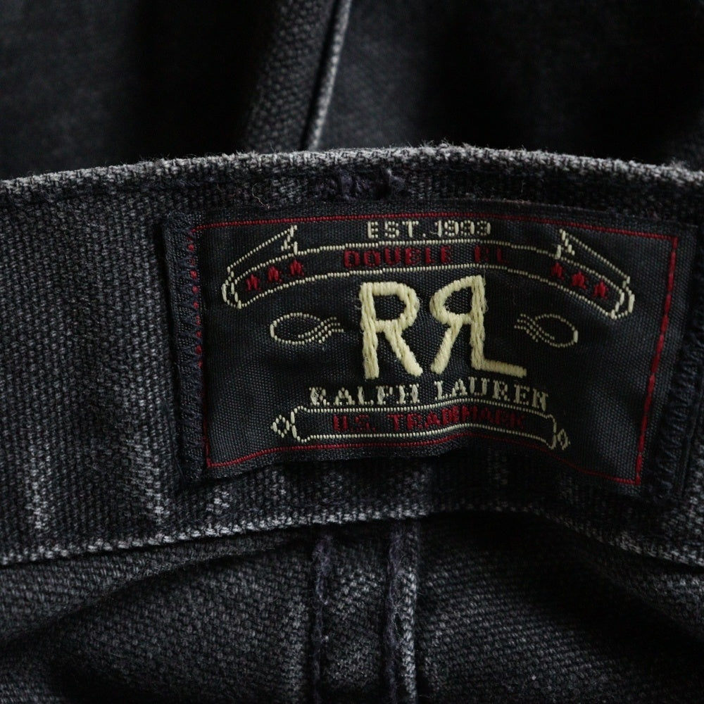 RRL(ダブルアールエル) 90s CARPENTER COTTON PANTS 三ツ星 カーペンター ブラック