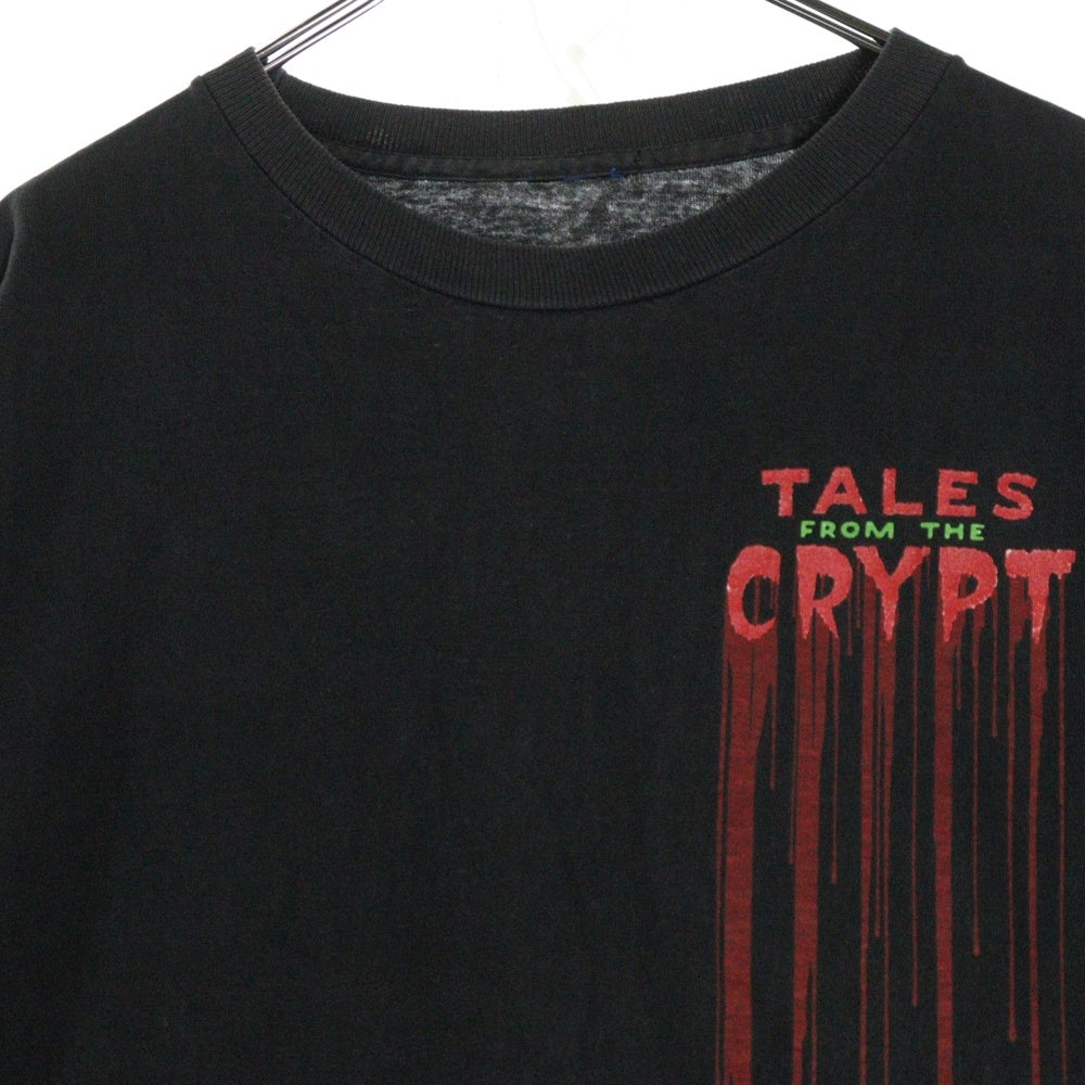VINTAGE(ヴィンテージ) 90s TALES FROM THE CRYPT ハリウッド・ナイトメア 両面プリント Tシャツ 半袖カットソー ブラック