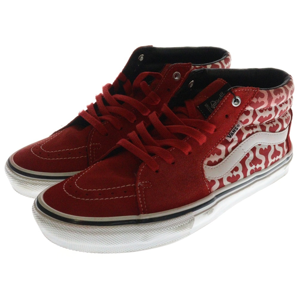 SUPREME(シュプリーム) 21SS ×VANS Skate Grosso VN0A5KS15XS Mid スケート グロッソ ミッド ローカットスニーカー レッド US10/28cm