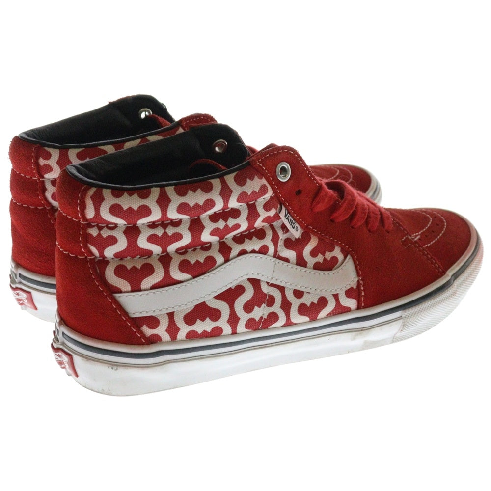 SUPREME(シュプリーム) 21SS ×VANS Skate Grosso VN0A5KS15XS Mid スケート グロッソ ミッド ローカットスニーカー レッド US10/28cm