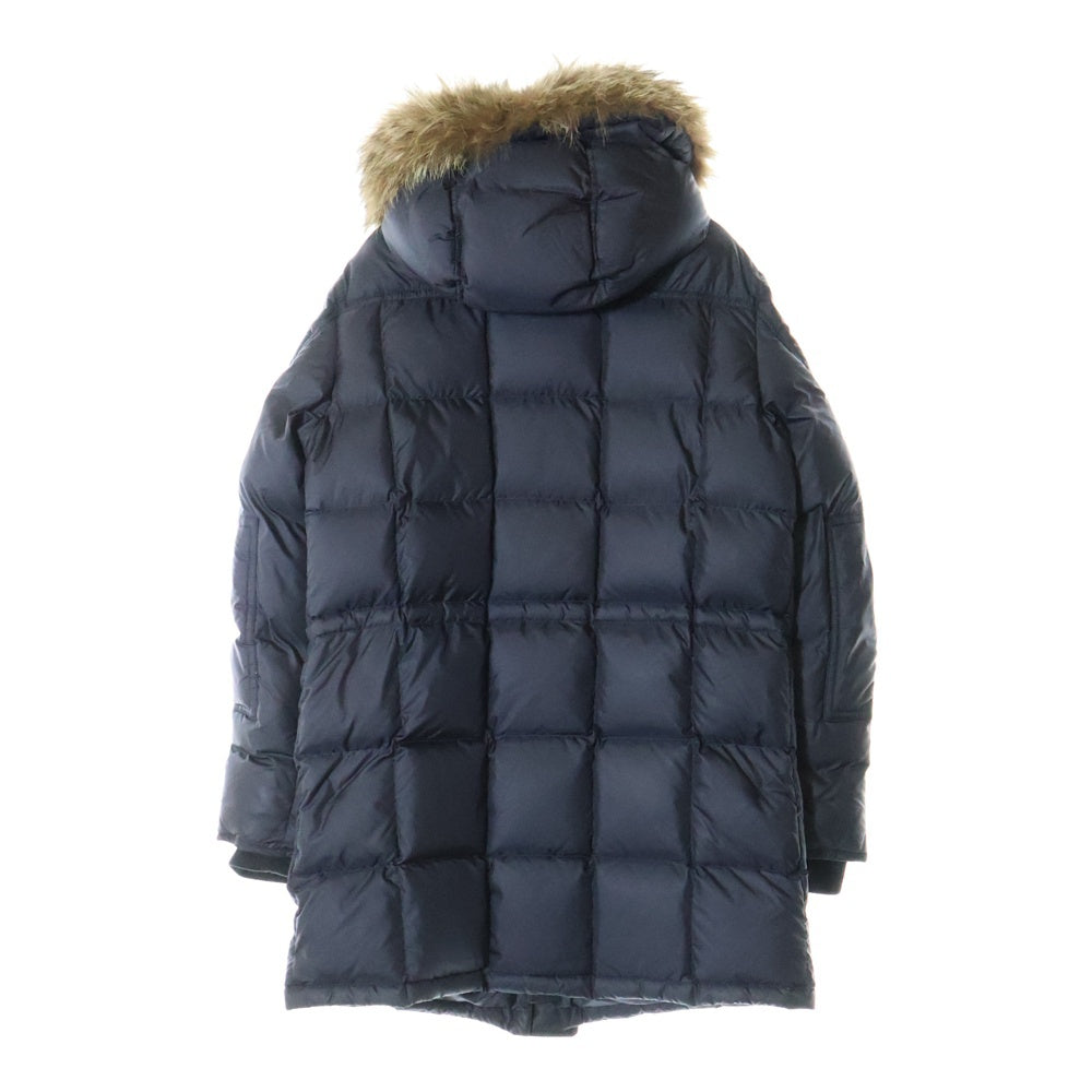 MONCLER(モンクレール) AFFTON GIUBBOTTO アフトン ファーフード ダウンジャケット コート ネイビー 420914233025 54654 ZIND-14-1568