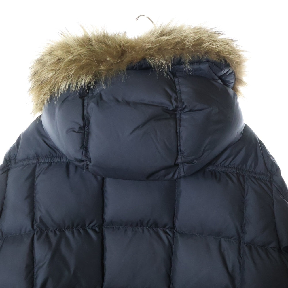 MONCLER(モンクレール) AFFTON GIUBBOTTO アフトン ファーフード ダウンジャケット コート ネイビー 420914233025 54654 ZIND-14-1568