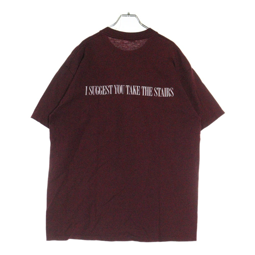 VINTAGE(ヴィンテージ) 90s DISNEY VINTAGE THE TWILIGHT ZONE TOWER OF TERROR ディズニー ヴィンテージ トワイライトゾーン タワー・オブ・テラー ボルドー