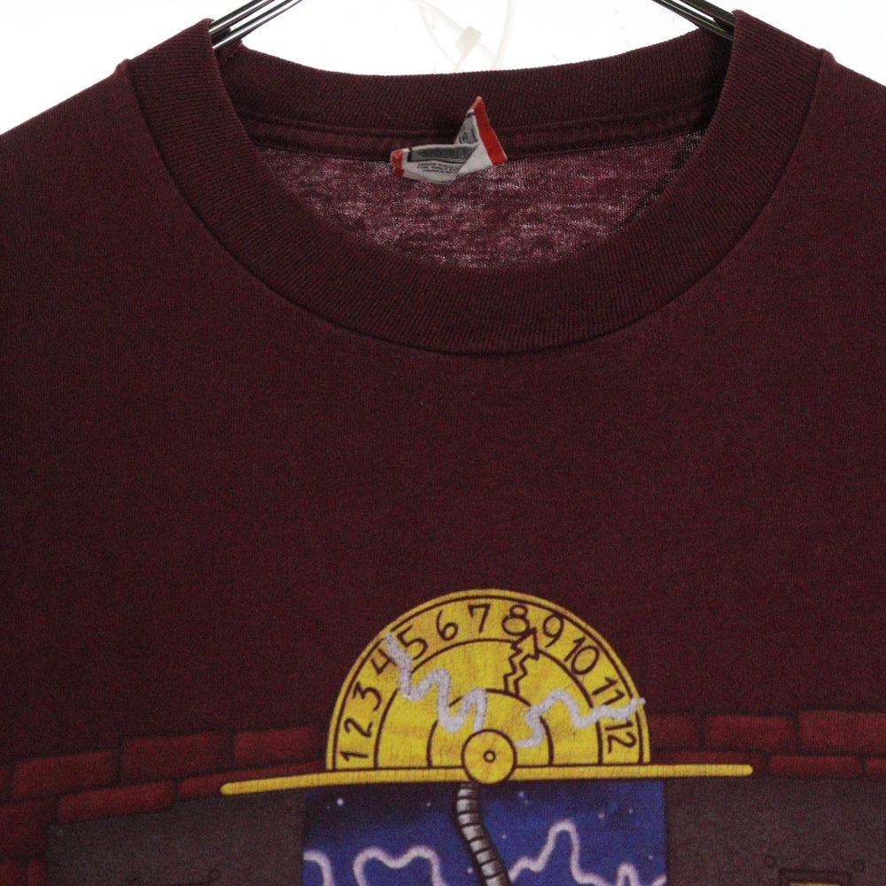 VINTAGE(ヴィンテージ) 90s DISNEY VINTAGE THE TWILIGHT ZONE TOWER OF TERROR ディズニー ヴィンテージ トワイライトゾーン タワー・オブ・テラー ボルドー