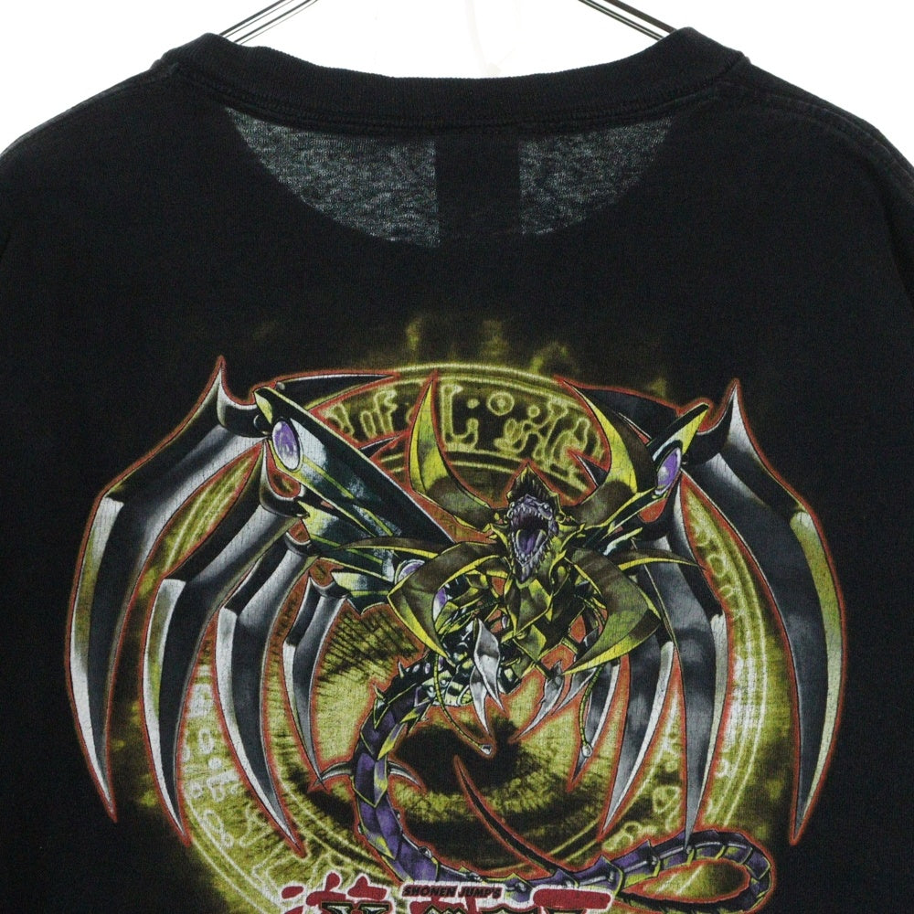 VINTAGE(ヴィンテージ) 00s 遊戯王 YU-GI-OH CYBERDARK IMPACT Tシャツ 半袖カットソー ブラック