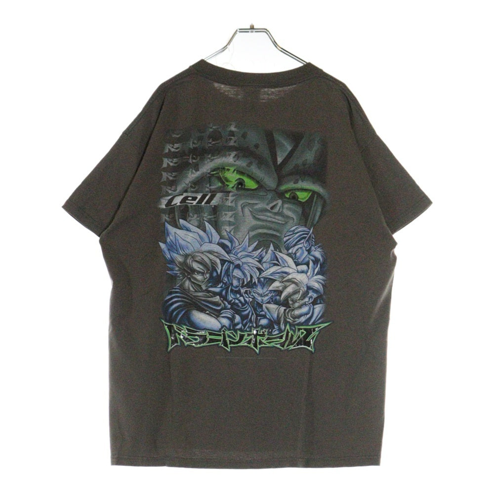 VINTAGE(ヴィンテージ) 00s Dragon Ball Z 悟空 悟飯 トランクス ベジータ 両面プリント Tシャツ 半袖カットソー グレー