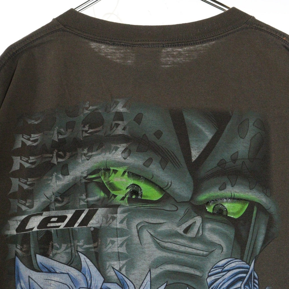 VINTAGE(ヴィンテージ) 00s Dragon Ball Z 悟空 悟飯 トランクス ベジータ 両面プリント Tシャツ 半袖カットソー グレー