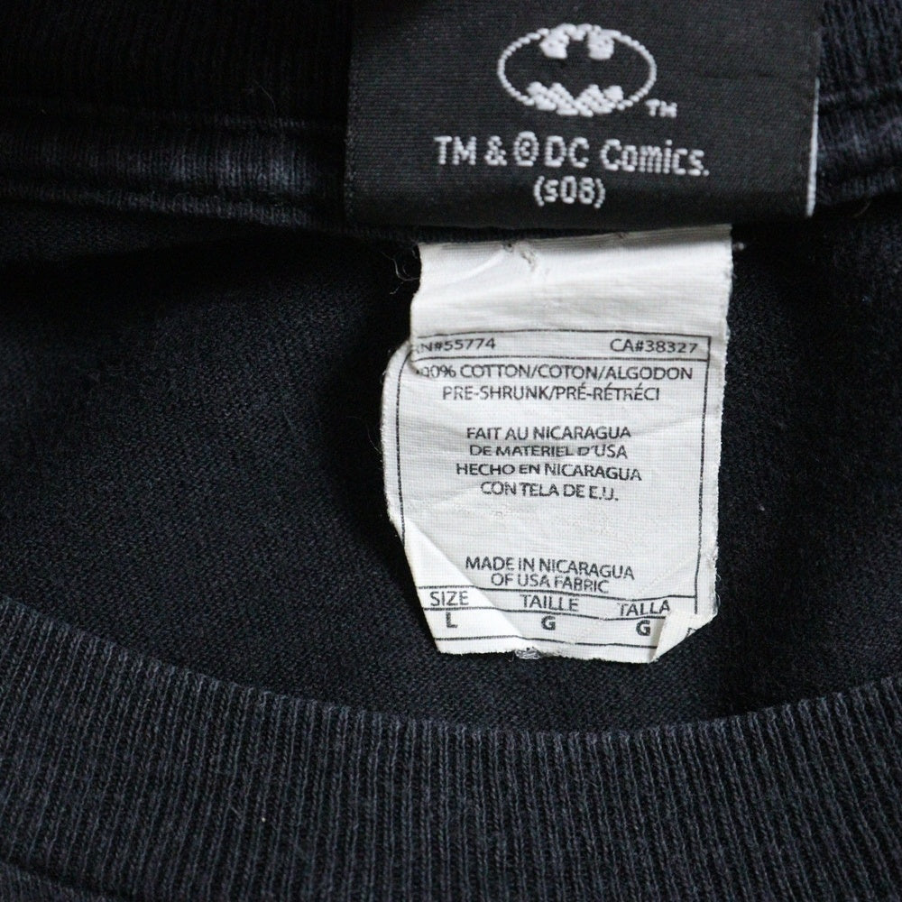 VINTAGE(ヴィンテージ) 00s THE DARK KNIGHT JOKER STANDING GOTHAM CITY MOVIE TEE ダークナイト ジョーカー スタンディング ゴッサムシティ Tシャツ 半袖カットソー ブラック