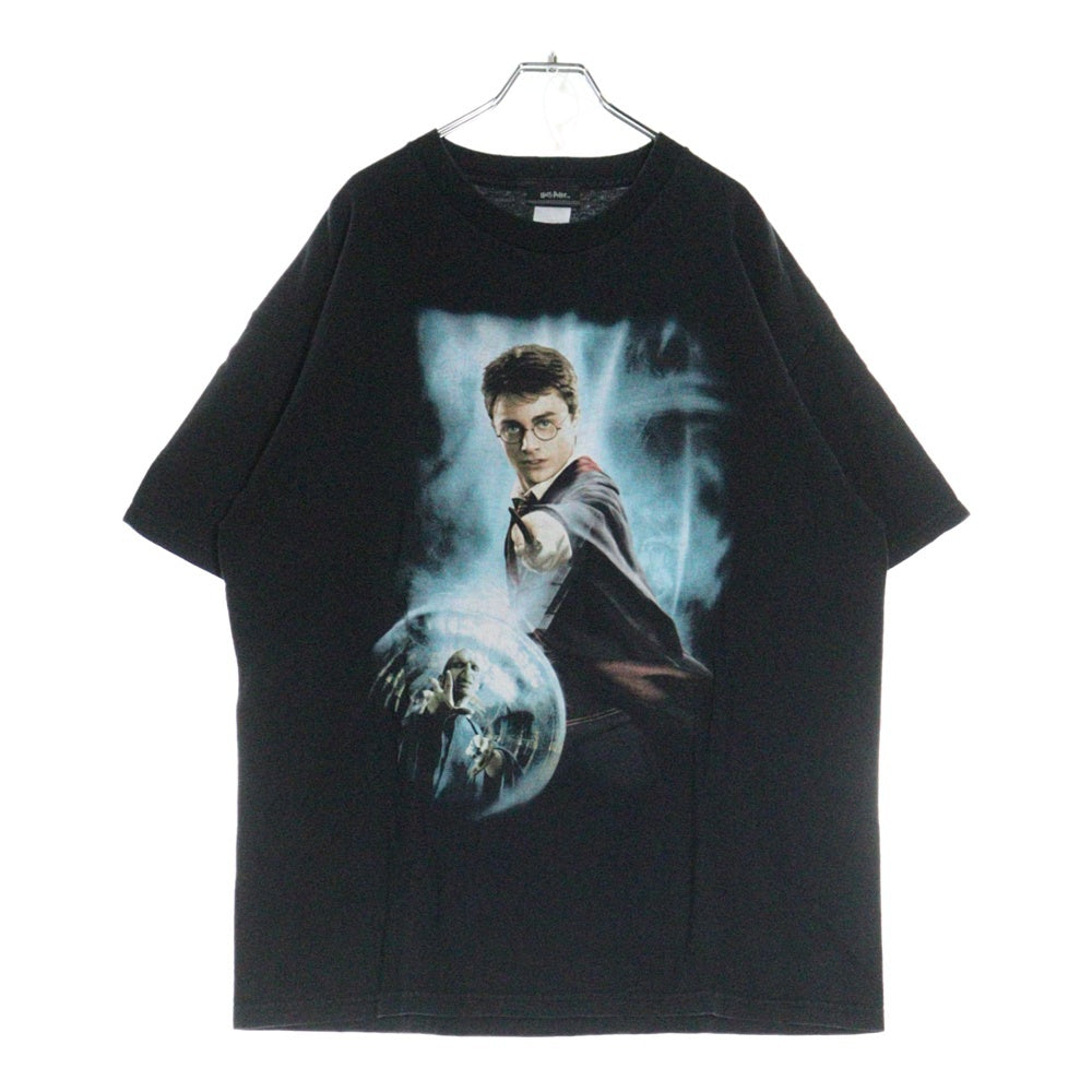 VINTAGE(ヴィンテージ) 00s Harry Potter Order of the Phoen MOVIE TEE ハリーポッター 不死鳥の騎士団 フロントプリント Tシャツ 半袖カットソー ブラック