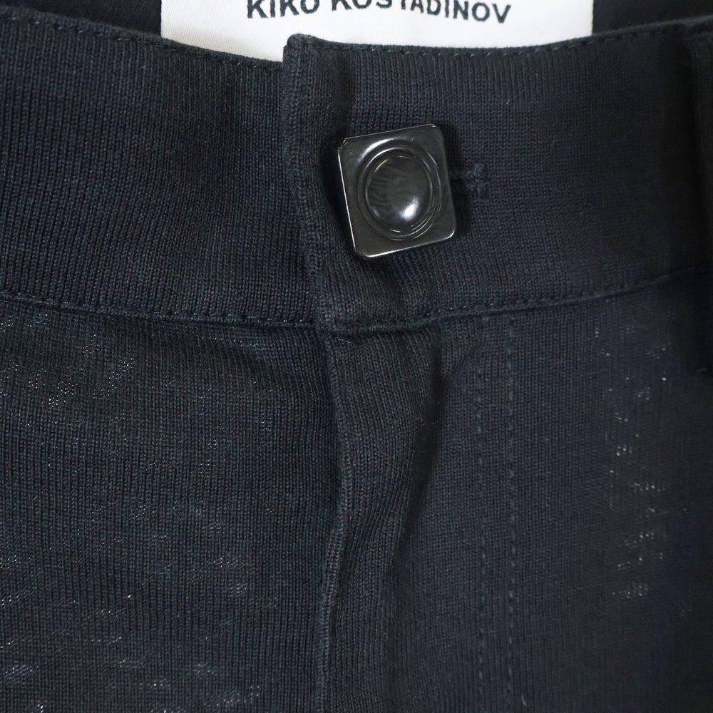 KIKO KOSTADINOV(キココスタディノフ) 24SS DEULTUM TROUSER JET BLACK