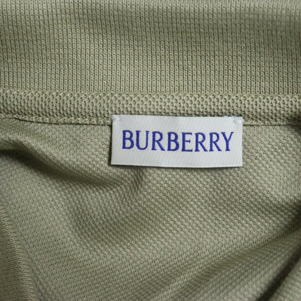 BURBERRY(バーバリー) 25SS BURBERRY POLO SHIRTS ロゴ刺繍ショートスリーブポロシャツ 8108094