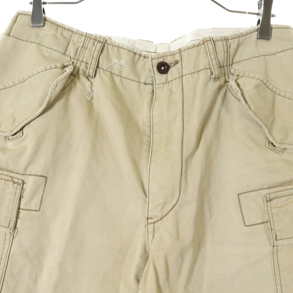 Polo Ralph Lauren RRL ベージュ カーゴショートパンツ POLO RALPH LAUREN(ポロラルフローレン) CARGO SHORTS サイド