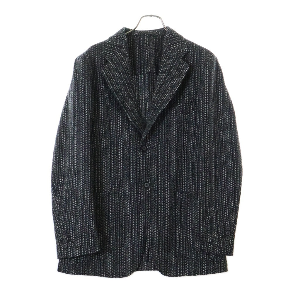 MAATEE&SONS(マーティーアンドサンズ) SINGLE UNCON JACKET HARRIS TWEED UNREAL REAL CLOTHES 別注 MTUN4303-0002 シングル アンコン ジャケット ハリスツイード グレー