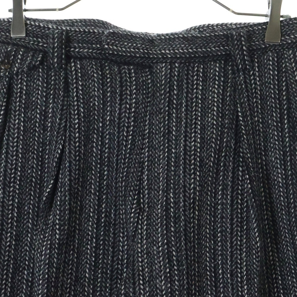 MAATEE&SONS(マーティーアンドサンズ) LAURENCE HARRIS TWEED UNREAL REAL CLOTHES 別注 MTUN4303-0205 ローレンス 2タック インプリーツ ワイド スラックス ハリスツイード グレー