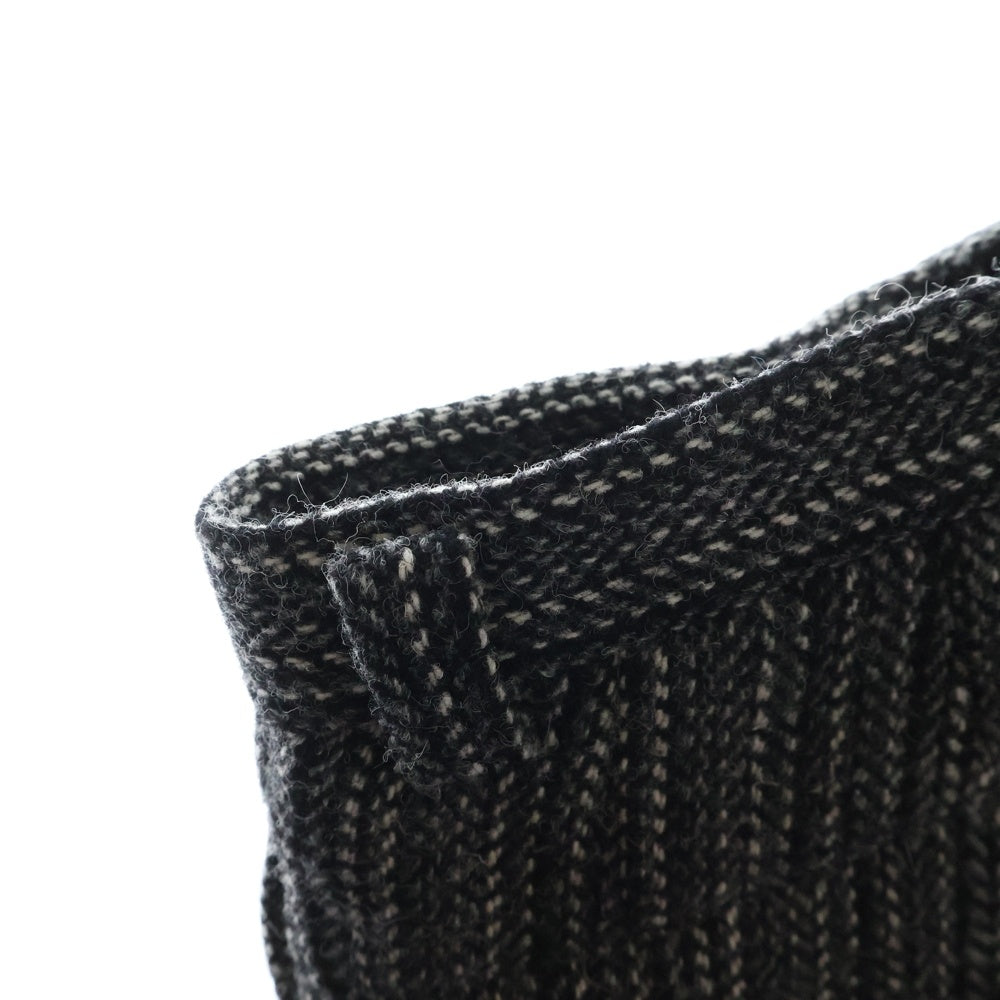 MAATEE&SONS(マーティーアンドサンズ) LAURENCE HARRIS TWEED UNREAL REAL CLOTHES 別注 MTUN4303-0205 ローレンス 2タック インプリーツ ワイド スラックス ハリスツイード グレー