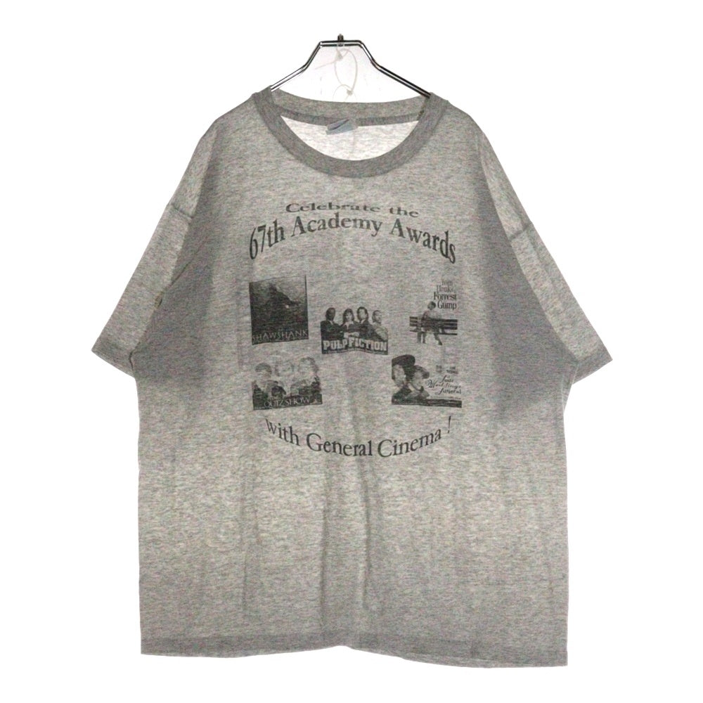 VINTAGE(ヴィンテージ) 90s Celebrete the 67th Academy Awards with General Cinema MOVIE TEE 67回 アカデミー賞 ムービー Tシャツ 半袖カットソー グレー