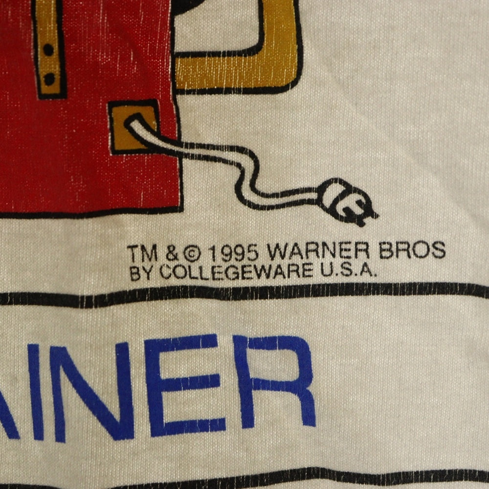 VINTAGE(ヴィンテージ) 90s WARNER EROS ワイリーブロス フロントプリント Tシャツ 半袖カットソー ホワイト