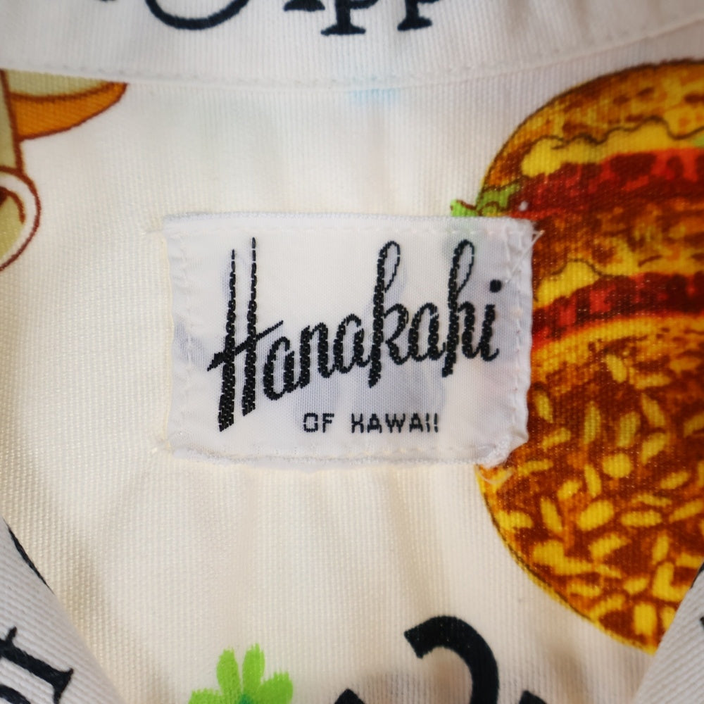VINTAGE(ヴィンテージ) 60ー70s McDonald's S/S HAWAIIAN マクドナルド オープンカラー 半袖 シャツ ホワイト