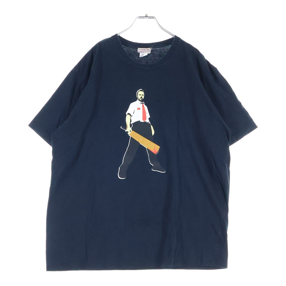 VINTAGE(ヴィンテージ) 00s SHAUN OF THE DEAD ショーン オブ ザ デッド ムービー 半袖Tシャツ カットソー ブラック
