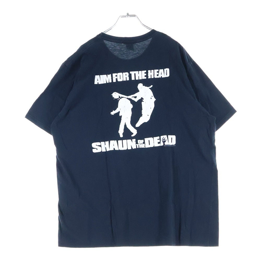 VINTAGE(ヴィンテージ) 00s SHAUN OF THE DEAD ショーン オブ ザ デッド ムービー 半袖Tシャツ カットソー ブラック