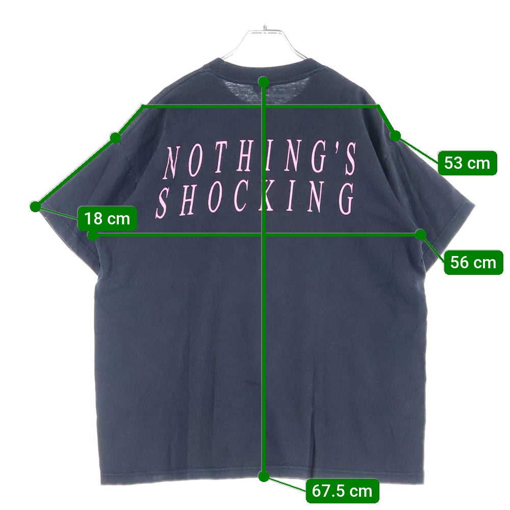 VINTAGE(ヴィンテージ) 90-00s JANE'S ADDICTION NOTHINGS SHOKING ジェーンズ アディクション 半袖Tシャツ カットソー ブラック