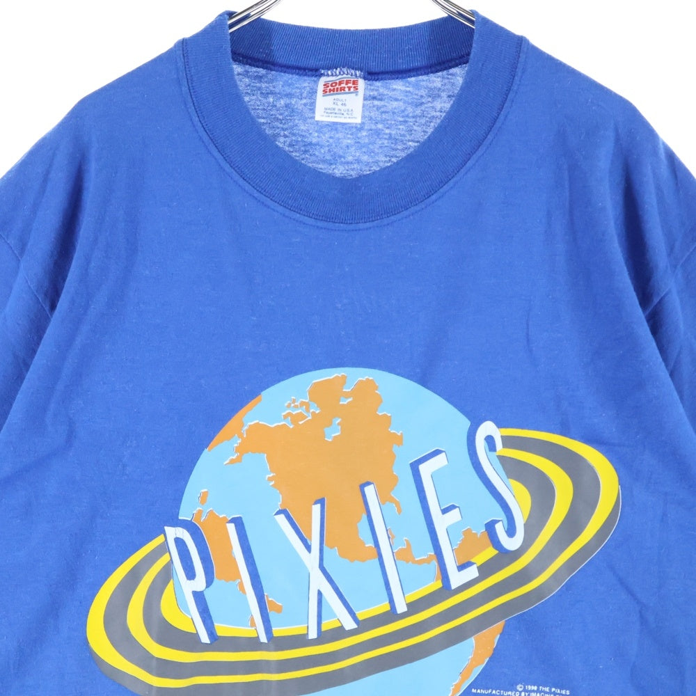 VINTAGE(ヴィンテージ) 90s PIXIES ピクシーズ フロントプリント Tシャツ 半袖カットソー ブルー