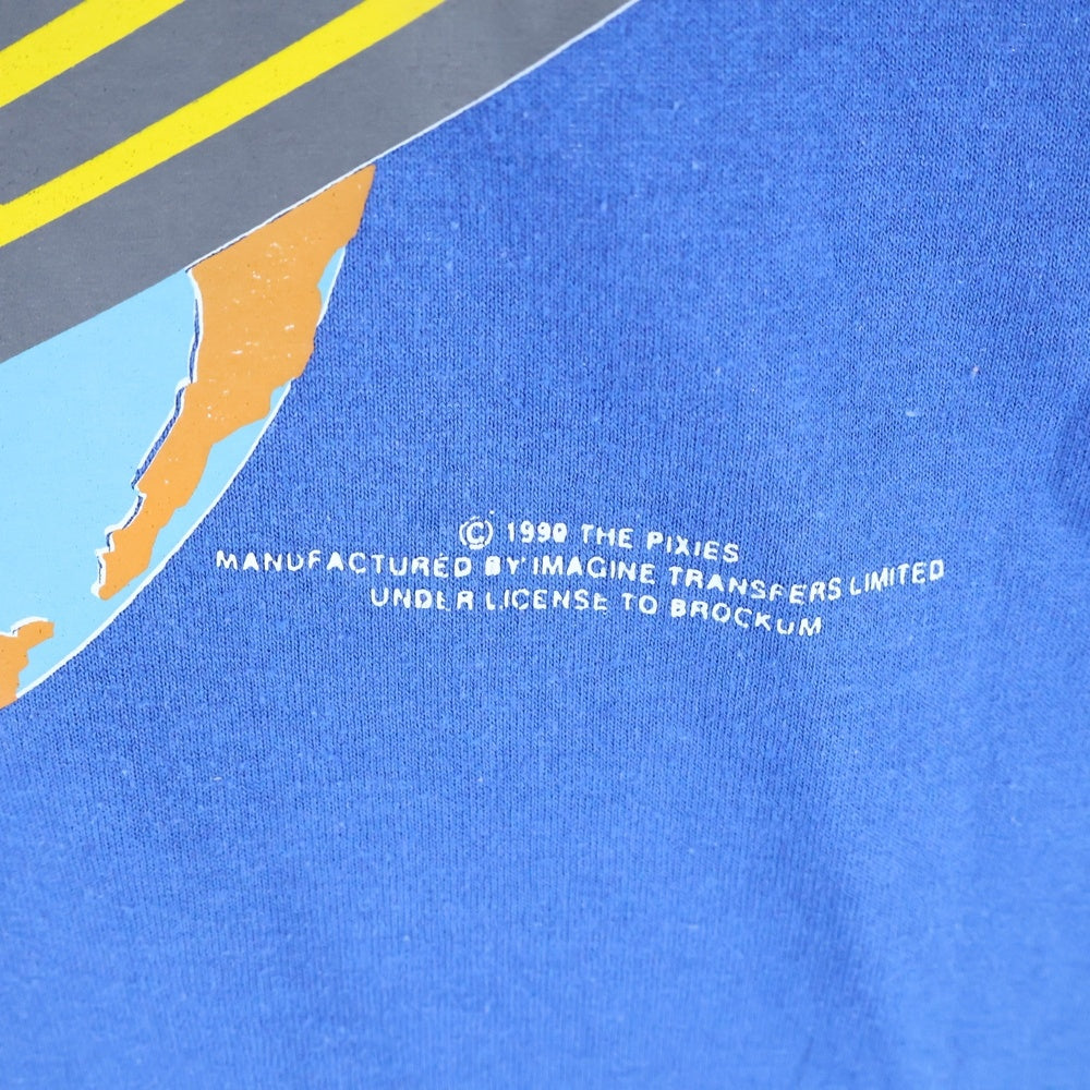 VINTAGE(ヴィンテージ) 90s PIXIES ピクシーズ フロントプリント Tシャツ 半袖カットソー ブルー