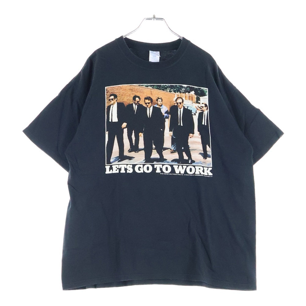 VINTAGE(ヴィンテージ) 00s RESERVOIR DOGS MOVIE TEE レザボアドッグス フロントプリント Tシャツ 半袖カットソー ブラック