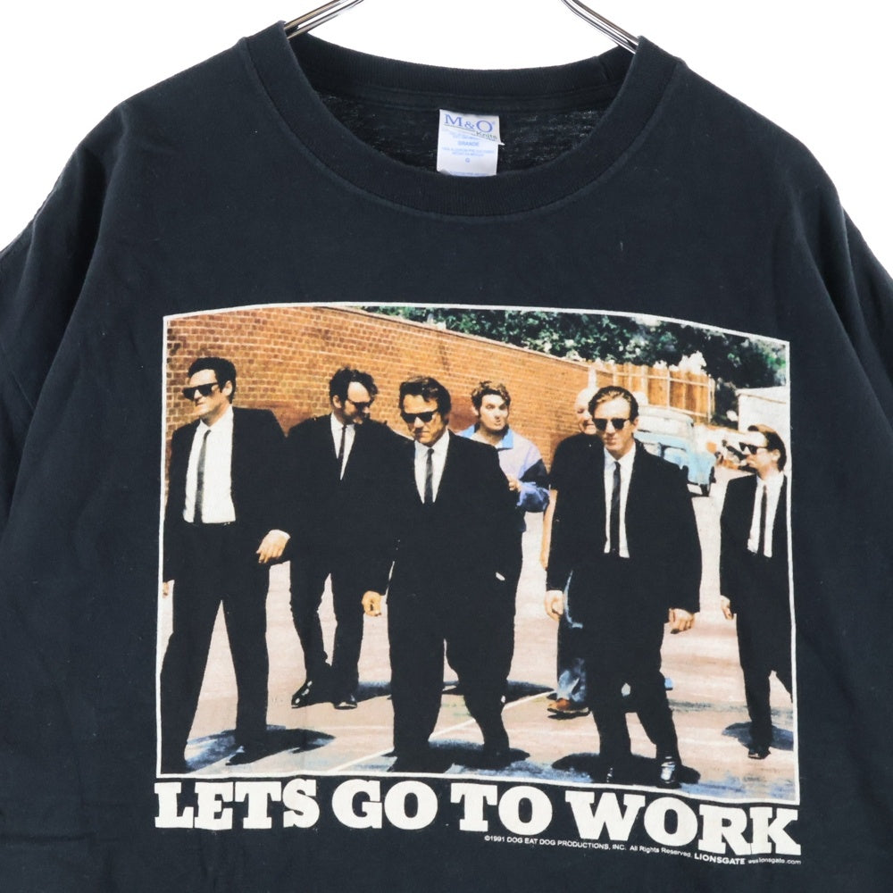 VINTAGE(ヴィンテージ) 00s RESERVOIR DOGS MOVIE TEE レザボアドッグス フロントプリント Tシャツ 半袖カットソー ブラック