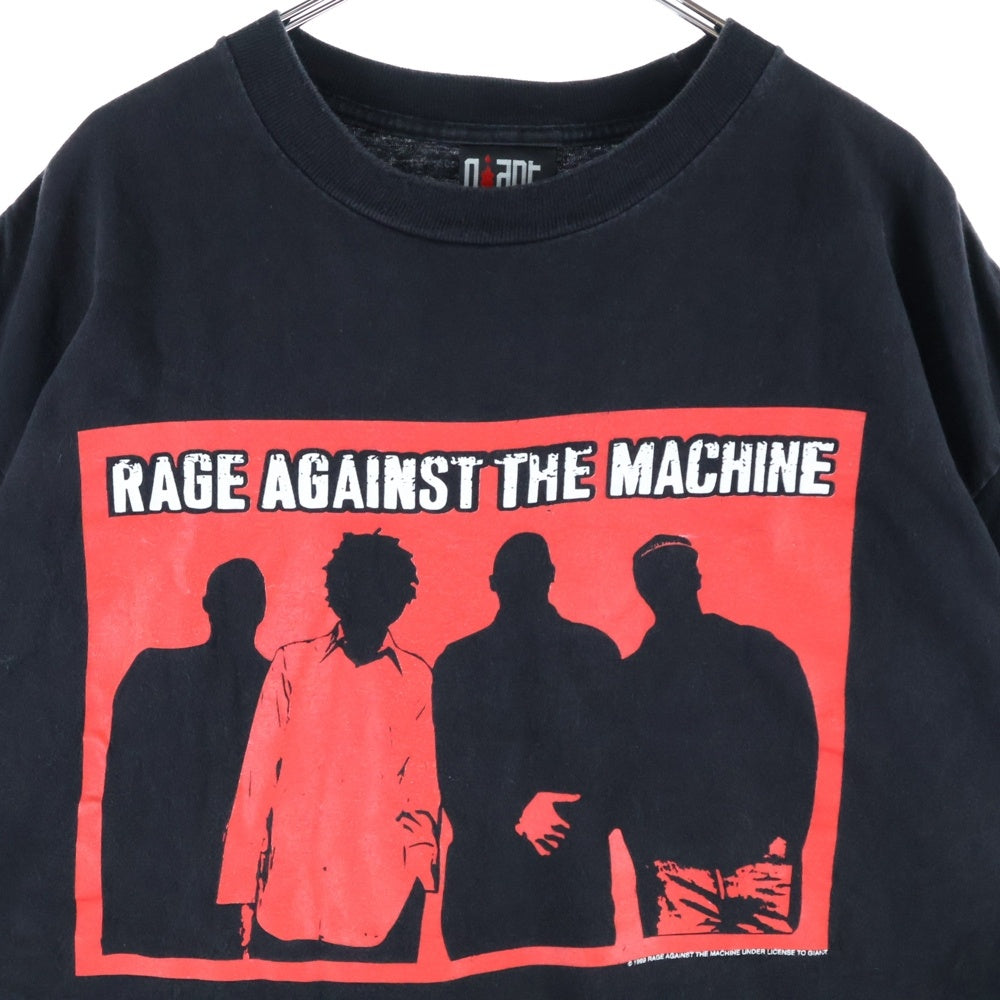 VINTAGE(ヴィンテージ) 90-00s RAGE AGAINST THE MACHINE MEMBER TEE GIANT 1999 半袖Tシャツカットソー ブラック