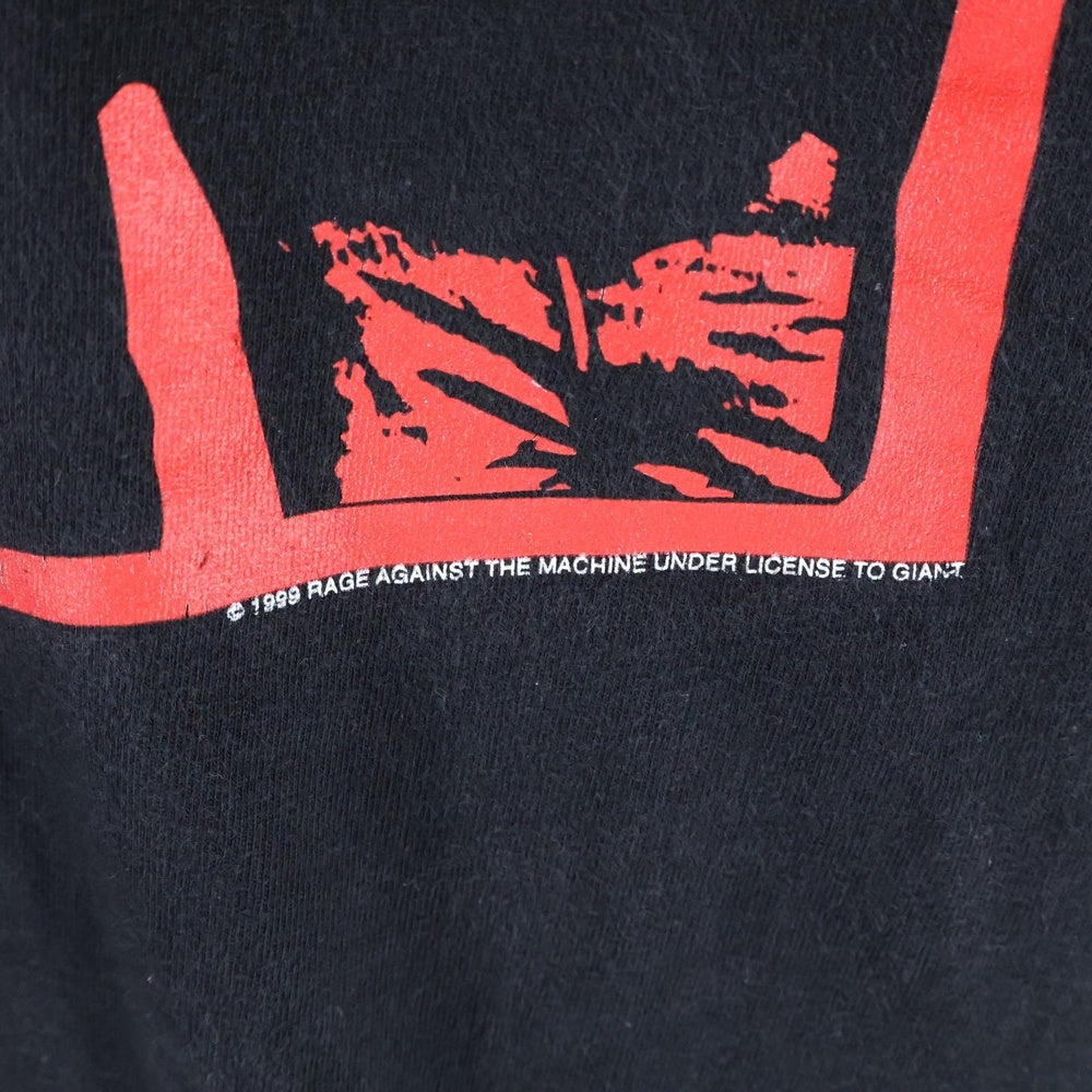 VINTAGE(ヴィンテージ) 90-00s RAGE AGAINST THE MACHINE MEMBER TEE GIANT 1999 半袖Tシャツカットソー ブラック