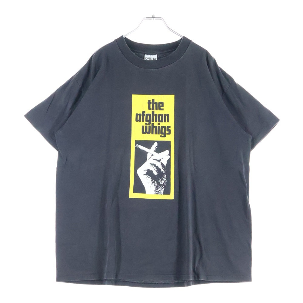 VINTAGE(ヴィンテージ) 90s THE AFGHAN WHIGS アフガン・ウィッグス バンド Tシャツ 半袖カットソー ブラック
